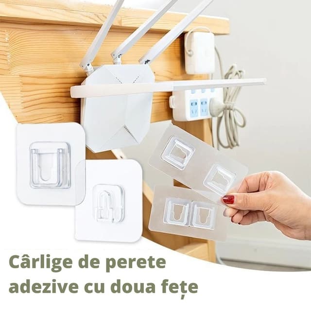 Aceste dispozitive pot fi indepartate si repozitionate in functie de necesitate, oferind flexibilitate maxima in organizarea spatiului tau.