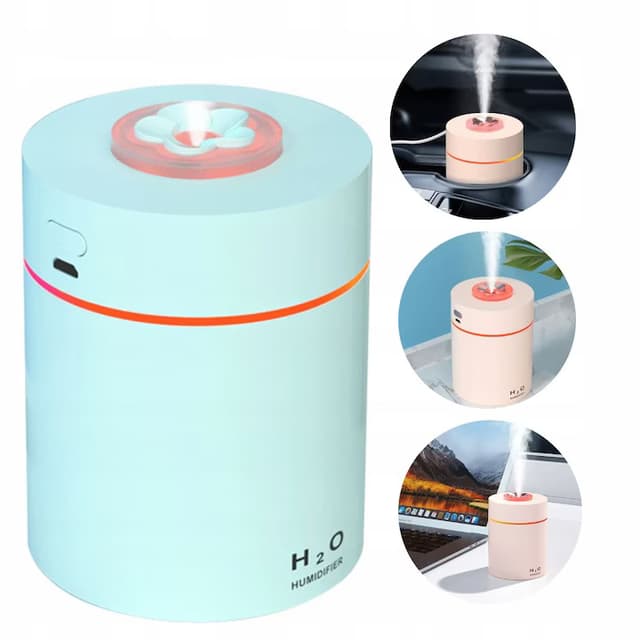 Umidificatorul de aer 240 ml in culoarea albastra este conceput pentru a aduce un plus de confort in locuinta ta, creand un mediu mai sanatos si mai placut