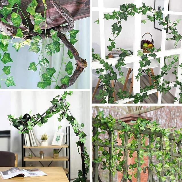 Set de 12 ghirlande de iedera artificiala