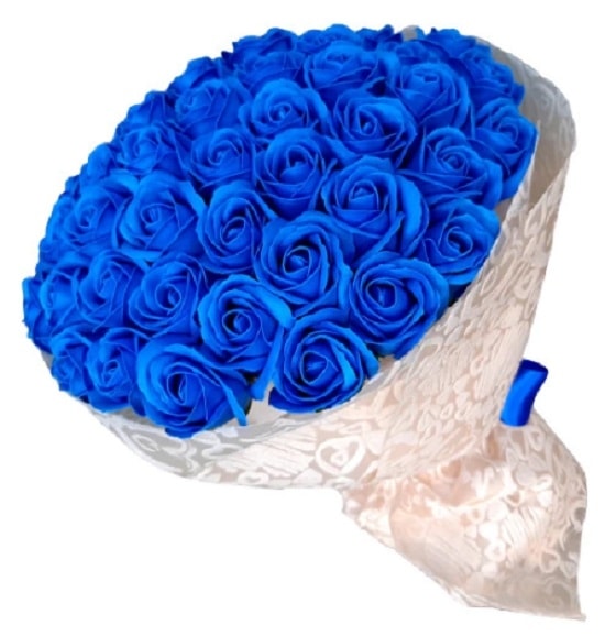 Buchet cu 51 trandafiri Luxuri deschis de sapun