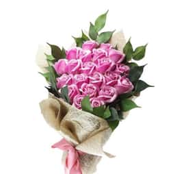 Buchet 21 Trandafiri Sapun Roz