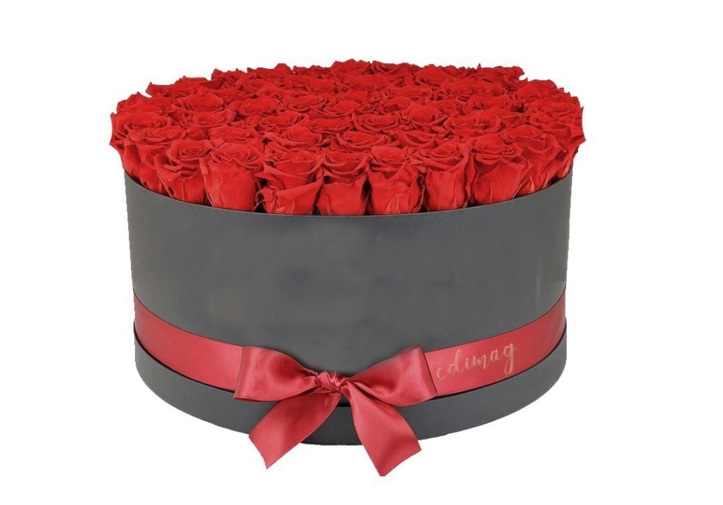 Aranjament Floral Rotund cu 35 de Flori de Sapun Parfumate pentru Momente Speciale