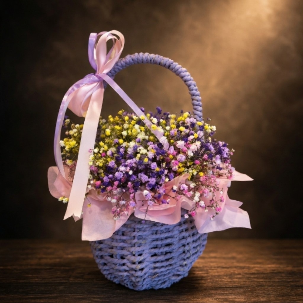 Cosulet Elegant cu Gypsophila