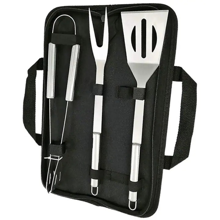 Set 3 Accesorii Gratar, Inox