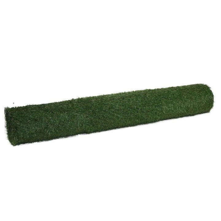 Mocheta Gazon Artificial din Plastic, Cali, 1x2 m, Iarba Verde