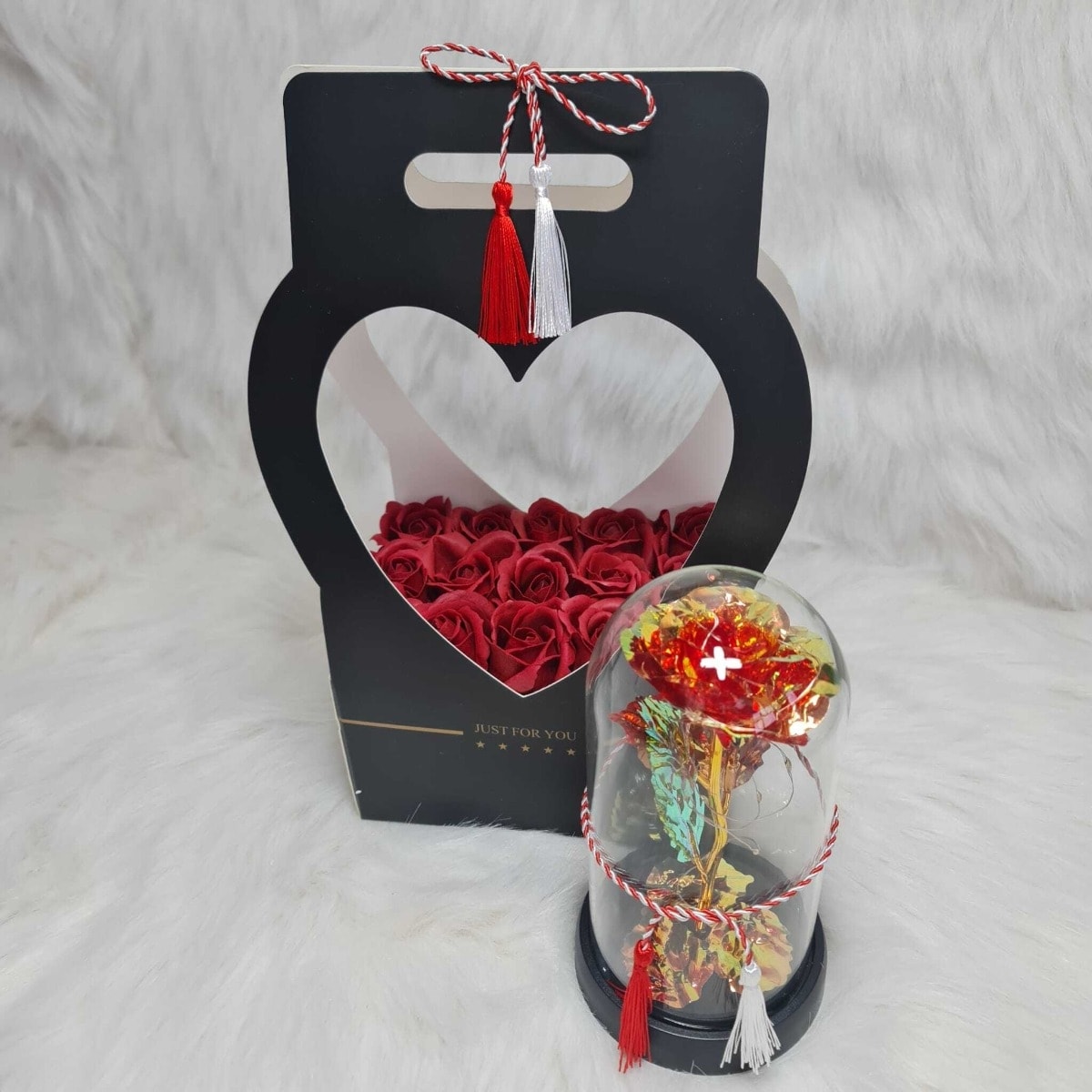 Cutie buchet cu cupola led