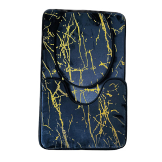 Set 3 Covorase de baie antiderapante Golden Lines 80x50 cm