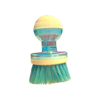Perie Curatare Vase si Covoare cu Dispozitiv Detergent, 10 cm