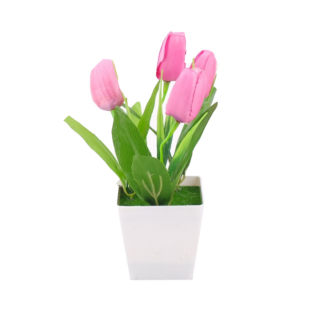 Flori decorative lalele in ghiveci, 23 cm