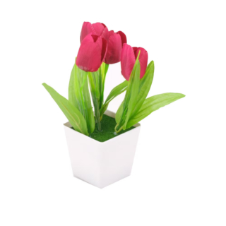 Flori decorative lalele in ghiveci, 23 cm