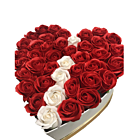 Trandafiri din sapun parfumati - inimioara 29 cm, i3-05