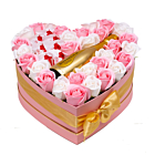 Aranjament Floral Bottega Pink, 31 Trandafiri, 30 cm